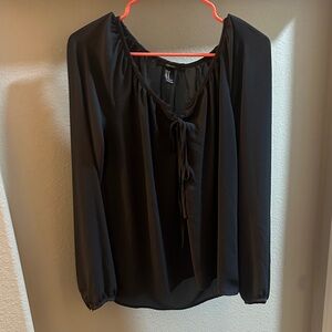 Forever 21 Elegant Black Blouse